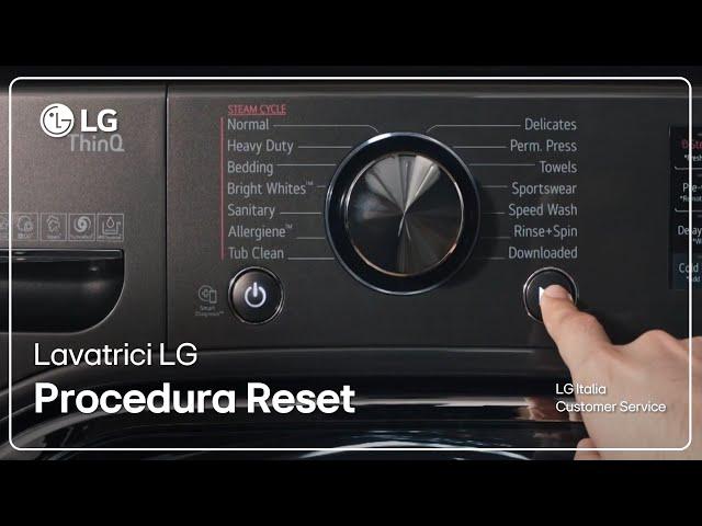 LG washing machines | How to reset your LG washing machine