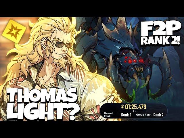 HALF ANNIVERSARY THOMAS ANDRE LIGHT TYPE? S5 BOT GIANT ARACHNID RANK 2 F2P! - Solo Leveling: Arise