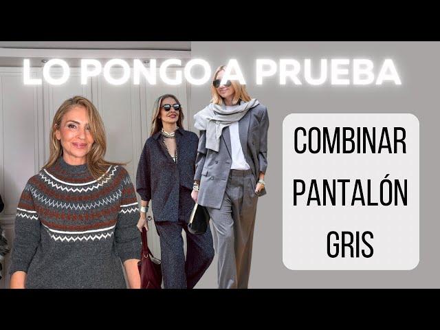 Cómo COMBINAR un PANTALÓN GRIS para tu FONDO DE ARMARIO (Tu Asesora de Imagen y Moda)