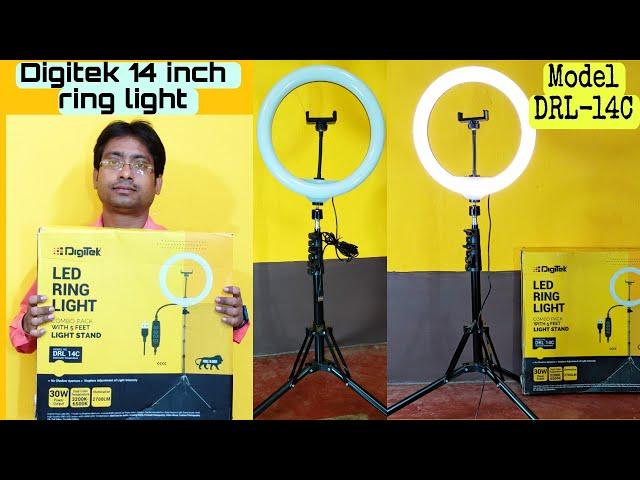 Digitek DRL-14C 14 Inch LED Ring Light review  | Best Budget Ring Light for Content Creators!