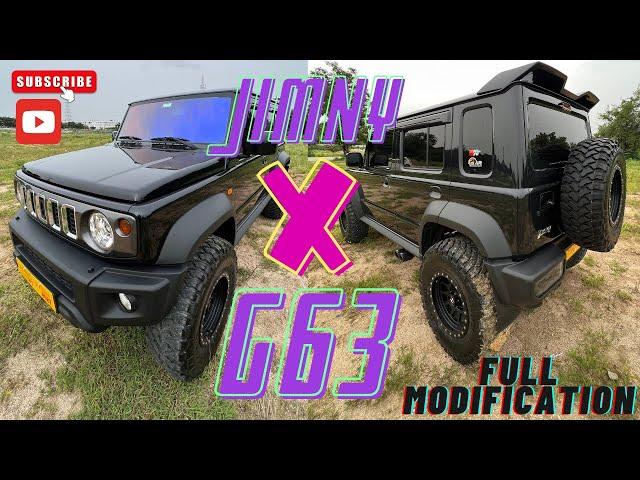 FROM SUZUKI JIMNY TO G63 | FULL MODIFICATION | DGS13