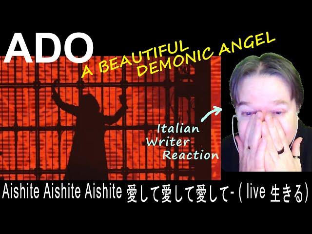 ADO - Aishite Aishite Aishite 愛して愛して愛して - ( live 生きる) - WRITER reaction ライター反応