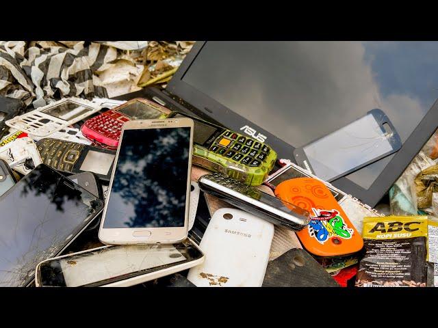 Whose phone is in the trash || Restoration of old touch phone from Samsung