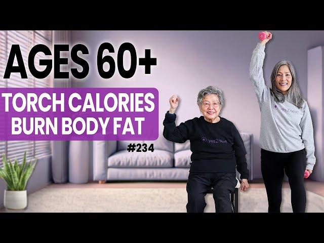 16 Min Tabata Workout For Ages 60+: Burn Fat and Torch Calories