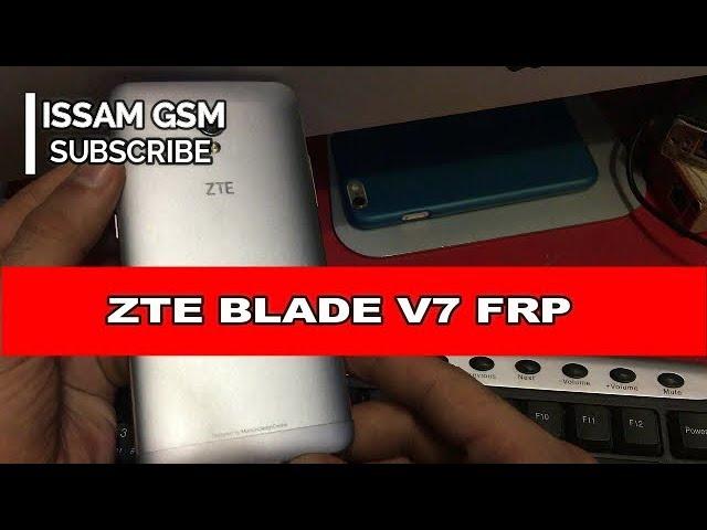 ZTE BLADE V7 REMOVE FRP bypass google account easy no usb