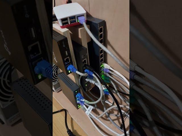 Home Gigabit internet - Fibre optic cable installation Test