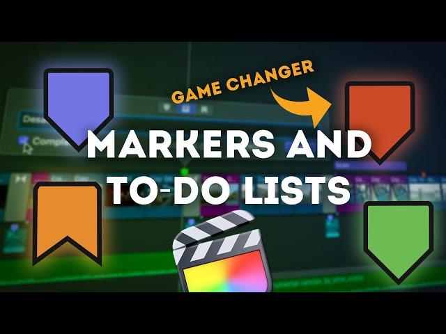 Using Markers and To Do Lists in Final Cut Pro | FCPX Tutorial