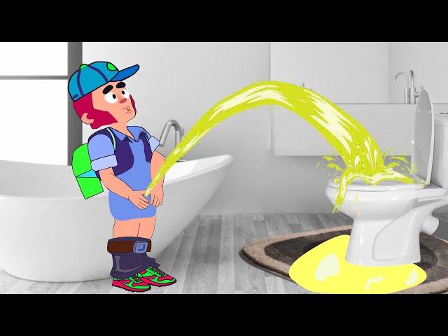 TOILET SEAT / Brawl stars animation FUNNY MOMENTS