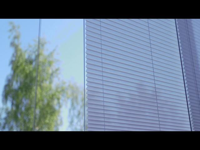 Lumon Sonnenschutzplissees transparent weiss