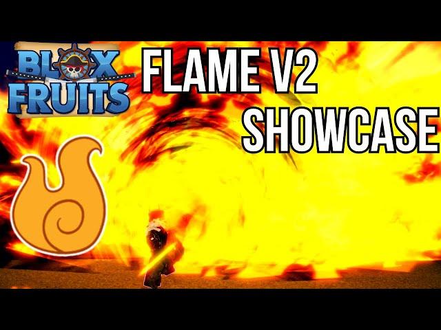 Flame V2 Showcase | Blox Fruits