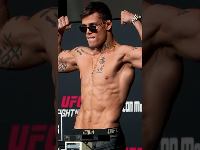  CAIO BORRALHO OFFICIAL WEIGH IN UFC VEGAS 96