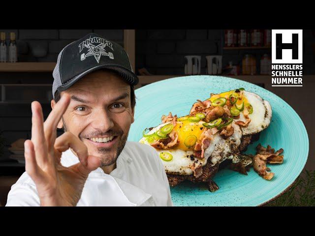 Quick fried egg sandwich with fried egg mayonnaise Recipe by Steffen Henssler