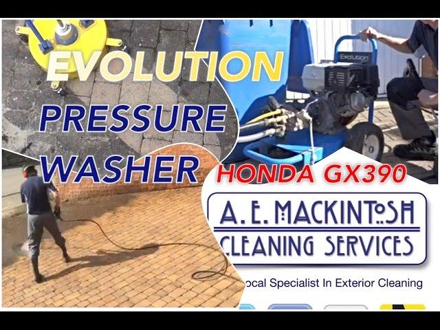 Pressure Washing Using Dual Pumps Evolution With Honda GX390