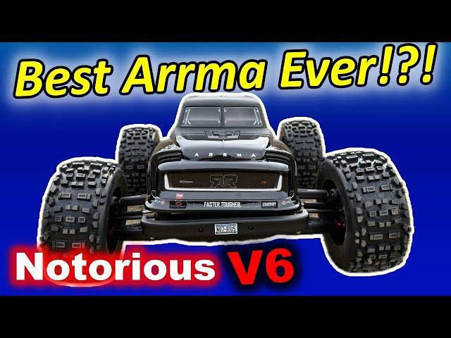 Arrma Notorious V6 - Best Arrma - Best RC Truck - Best RC Stunt Truck