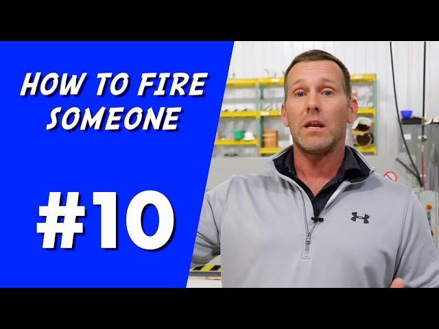 Construction worker training #10 - How to Fire a Worker