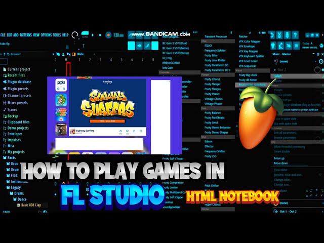 How to play games in fl studio (html book) #packing #discord #121