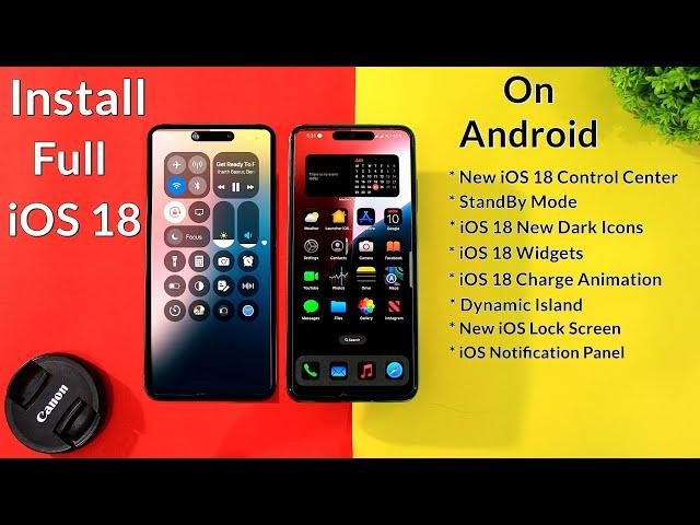 Install iOS 18 On Android | Full iOS 18 For Android Without Root & No Apk | Like Real iOS 18