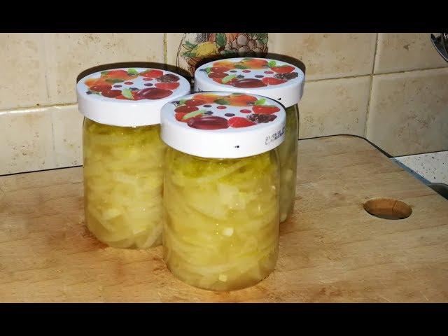 Sweet and sour onions preserve