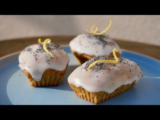 Vegan lemon & poppy seed loaves 