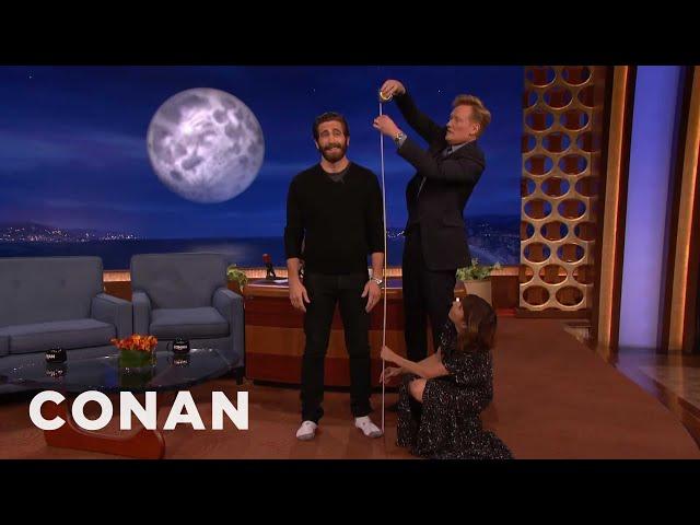 Starlee Kine & Conan Crack The Mystery Of Jake Gyllenhaal's Height | CONAN on TBS