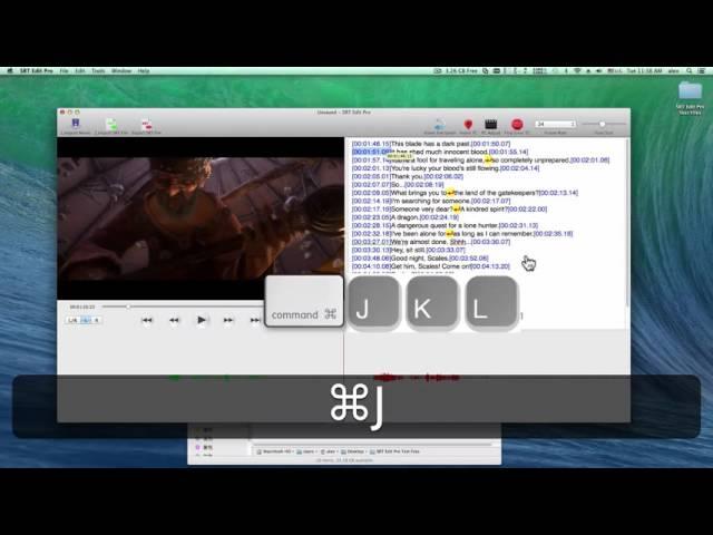 SRT Edit Pro-Creat and Edit your SRT subtitles on Mac