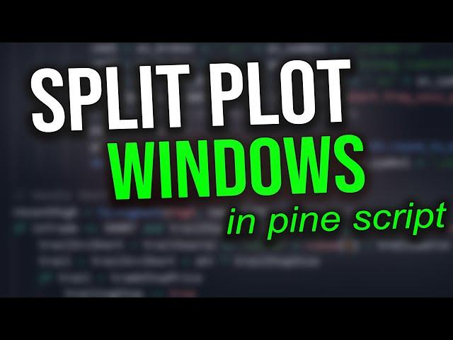 Plotting to separate windows in PINE SCRIPT!