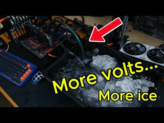 I Cut Apart an AIO and Submerged It in Ice to Cool a 4770K… And It Worked