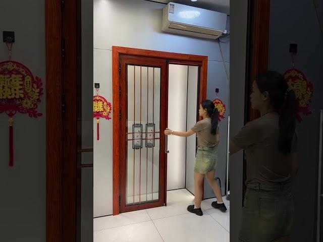 The latest designed sliding door system PT door PD door has no floor rail design #aluminium #doors