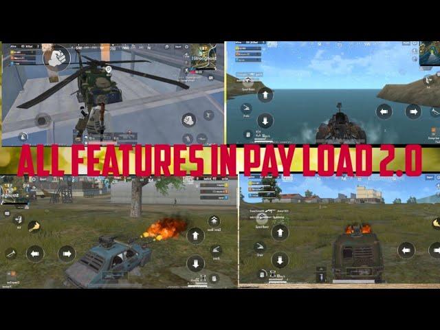 ALL FEATURES IN PAY LOAD 2.0 in pubg mobile lite in telugu