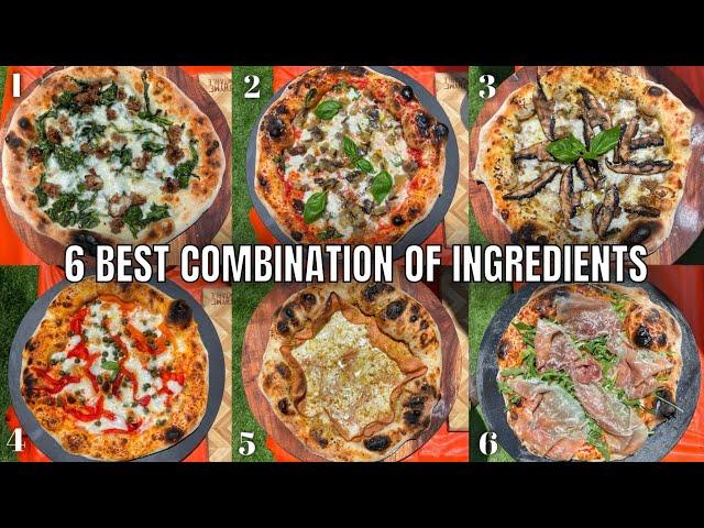 WIFE CHOOSE 6 PERFECT PIZZA COMBINATIONS OF INGREDIENTS