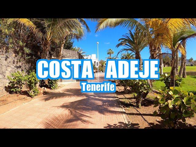 Costa Adeje Tenerife Spain  4K Walking Tour