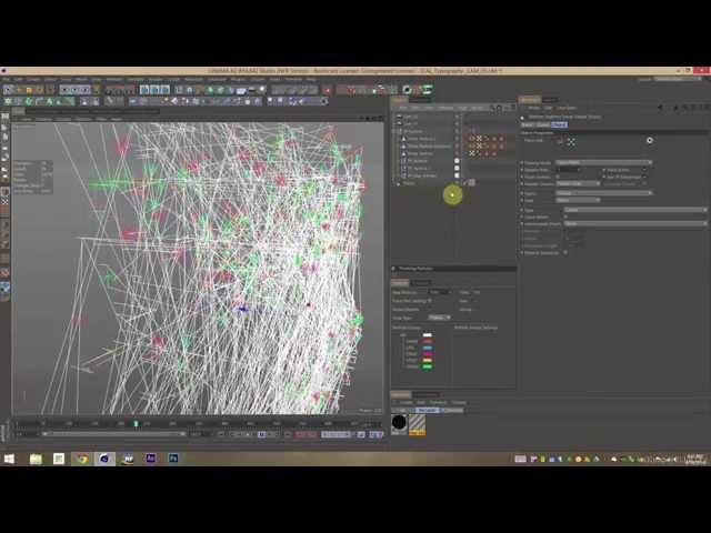 Cinema 4D Tutorial 32 - Velocity Grid Restricted Thinking Particles