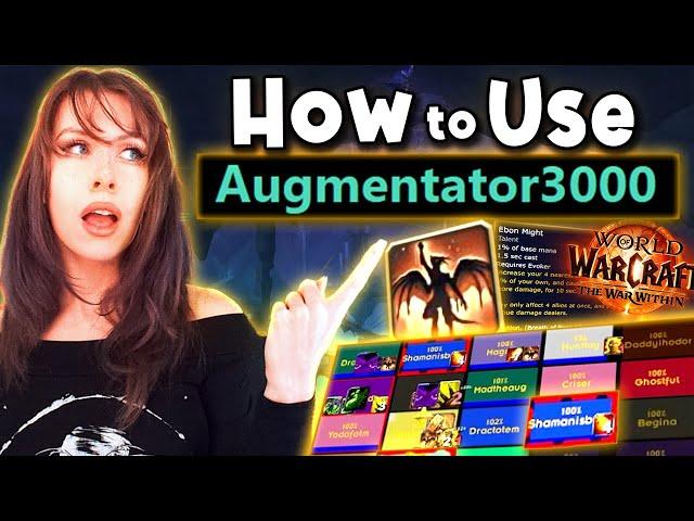 Augmentation Evoker made EASY with this website + WA combo: Augmentator3000 | TWW Nerub'ar Palace