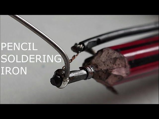 PENCIL SOLDERING IRON IS REAL, IT WORKS