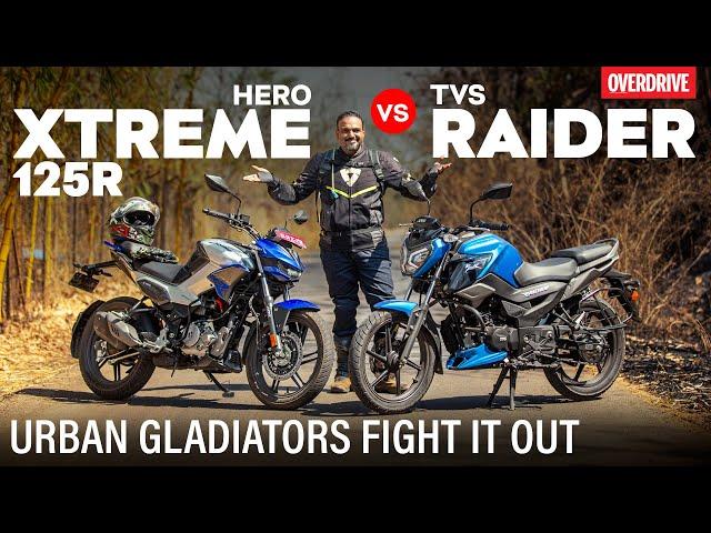 TVS Raider vs Hero Xtreme 125R - Urban Gladiators Fight It Out I @odmag