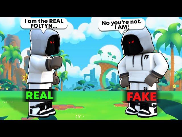 I Found A FAKE Foltyn SCAMMING In Sonic Speed Simulator!!