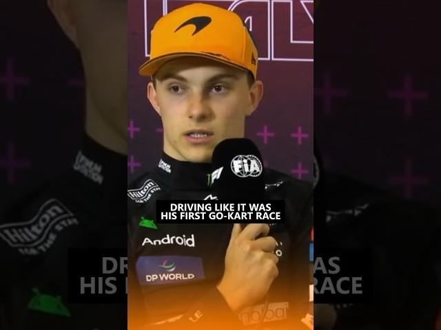 Oscar roasts Lance Stroll after the Italian GP  #formula1 #f1 (source: F1TV)