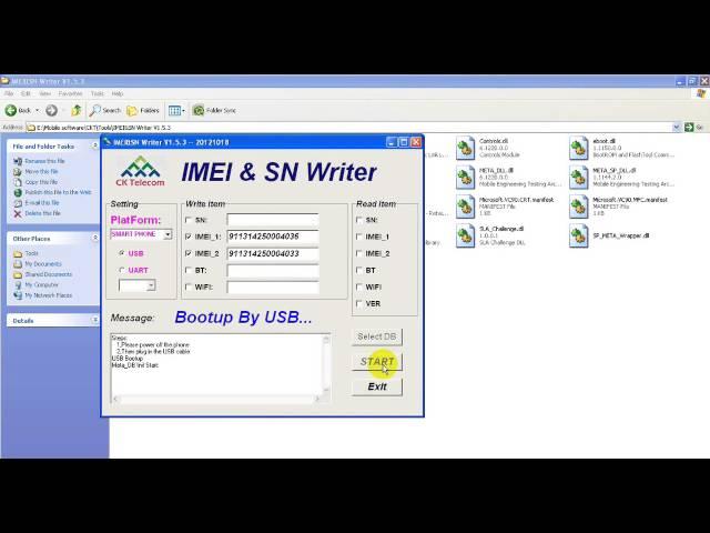 Change IMEIs by IMEI & SN Writer Tool