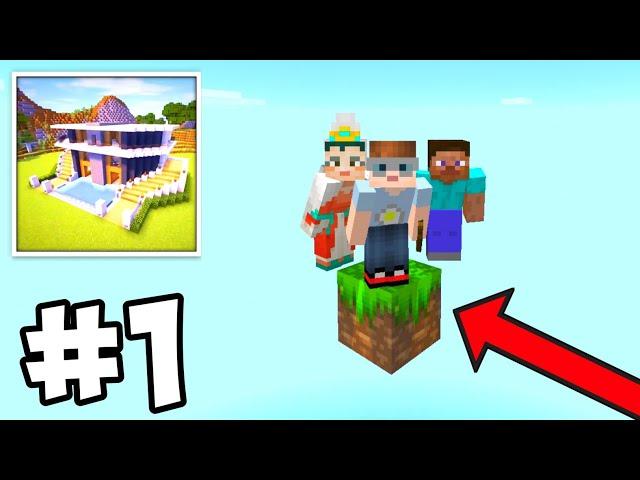 Craft world One Block Multiplayer Survival EP 1 gameplay walkthrough | Craft World Master Block 3d