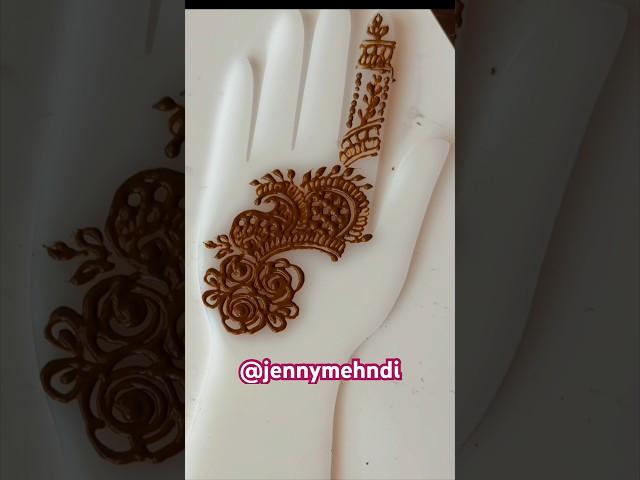 JENNY Does Her FASTEST PERFECT HENNA DESIGN!