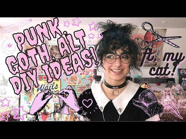 Easy Alt, Punk and Goth DIY Fashion Ideas and Tips! Plus Sewing Tutorial!