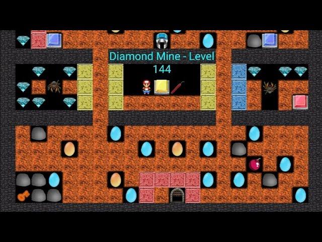 Diamond Mine - Level 144 - All Diamonds