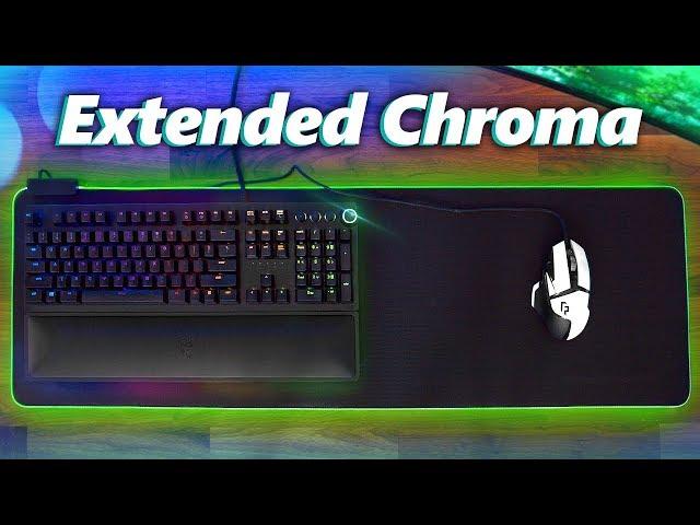 Razer Goliathus Extended Chroma Mouse Pad Review!