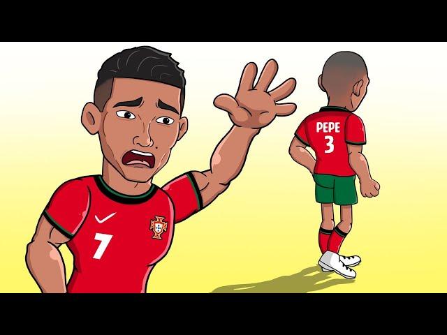 Pepe Retired from Football for Ever! - Ronaldo's Bodyguard | Football Animation