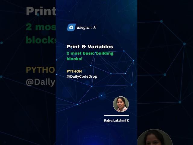 Python Basics - print() & Variables