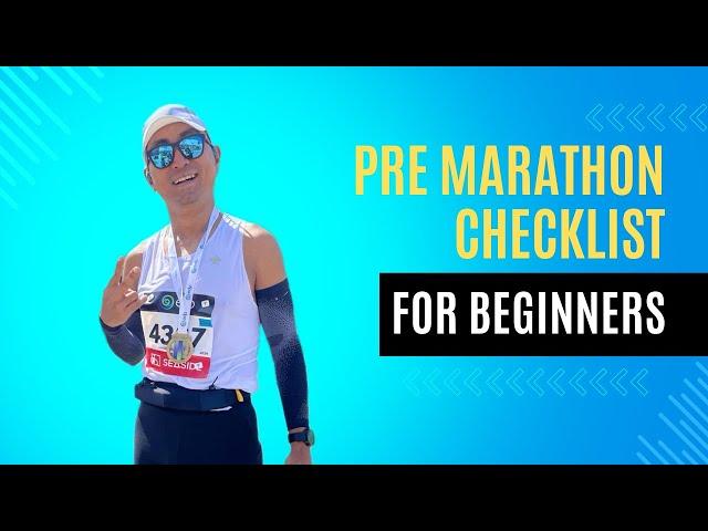 Things to remember before a Marathon | Tips for beginners