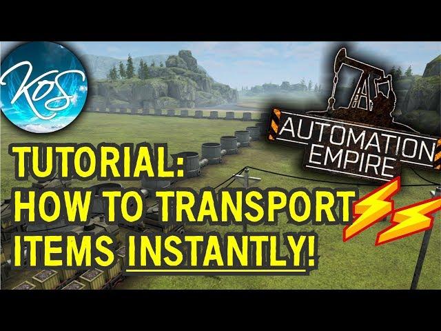 Automation Empire - INSTANT CARGO TRANSFER TUTORIAL