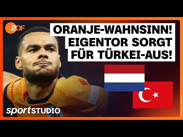 Niederlande – Türkei Highlights | Viertelfinale, UEFA EURO 2024 | sportstudio