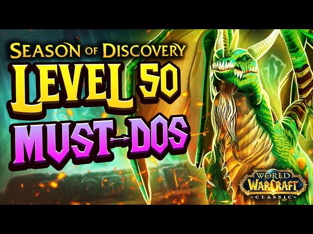 5 Things you NEED to do at level 50 - SoD Phase 3 Sunken Temple Guide