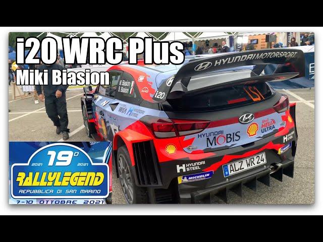 Hyundai i20 WRC Plus Cold Start | Driven by Miki Biasion at 2021 Rally Legend